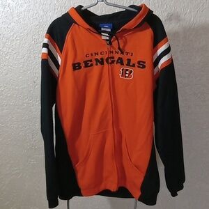 NFL Cincinnati Bengals Zip-up Sweater